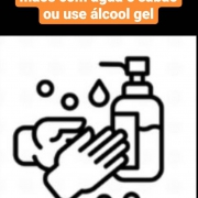Lave regularmente as mãos com água e sabão ou use álcool gel